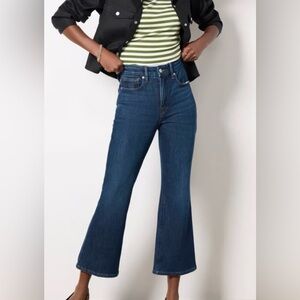 Good American Good Legs Cropped Boot Leg Jean ( Size 27/4)